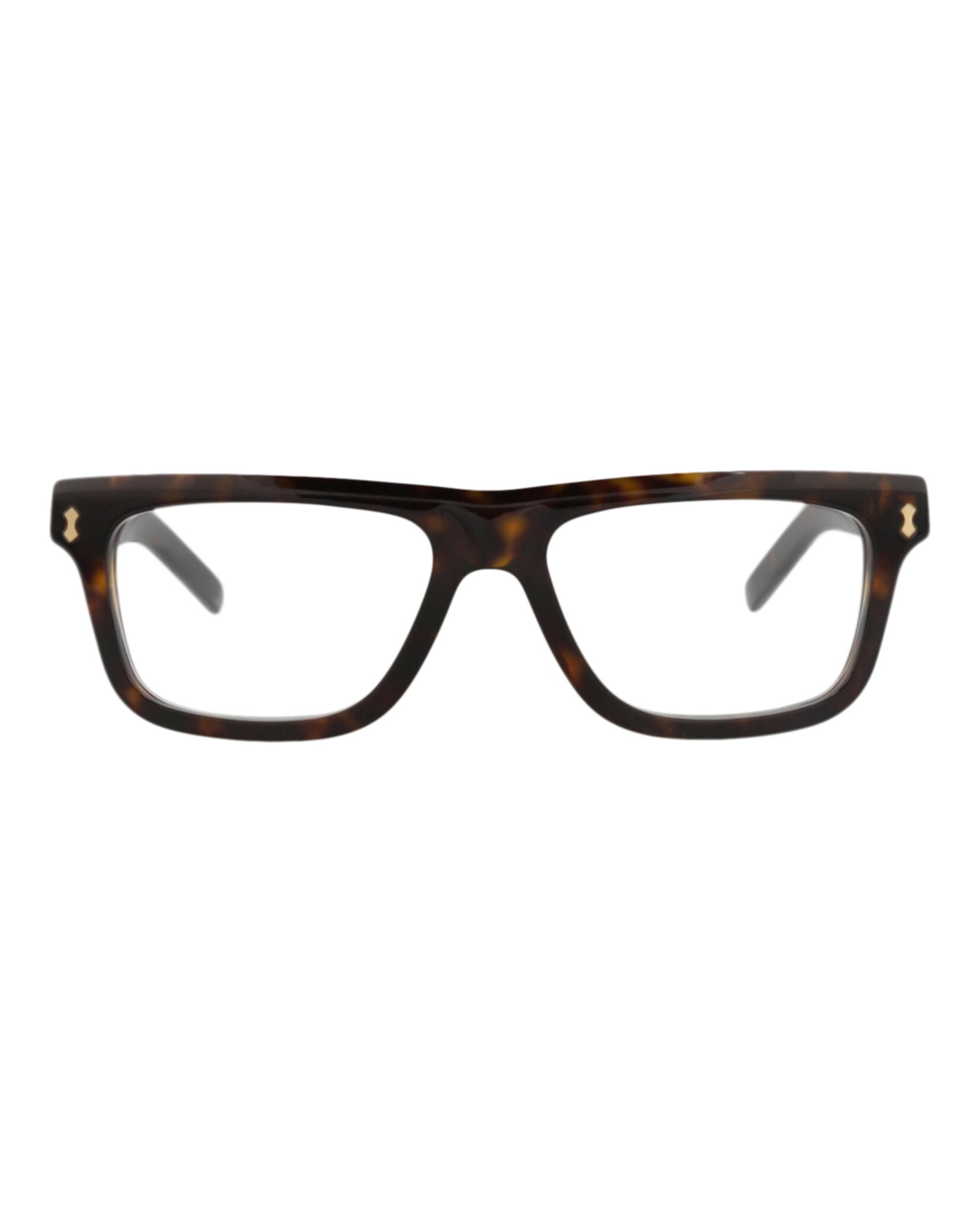 Gucci Gucci Mens Square/Rectangle Havana Havana Transparent Fashion Designer Eyewear