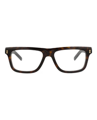 Gucci Gucci Mens Square/Rectangle Havana Havana Transparent Fashion Designer Eyewear