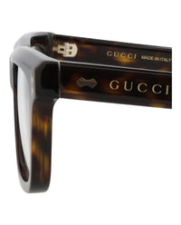 Gucci Gucci Mens Square/Rectangle Havana Havana Transparent Fashion Designer Eyewear