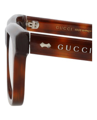Gucci Gucci Mens Square/Rectangle Havana Havana Transparent Fashion Designer Eyewear