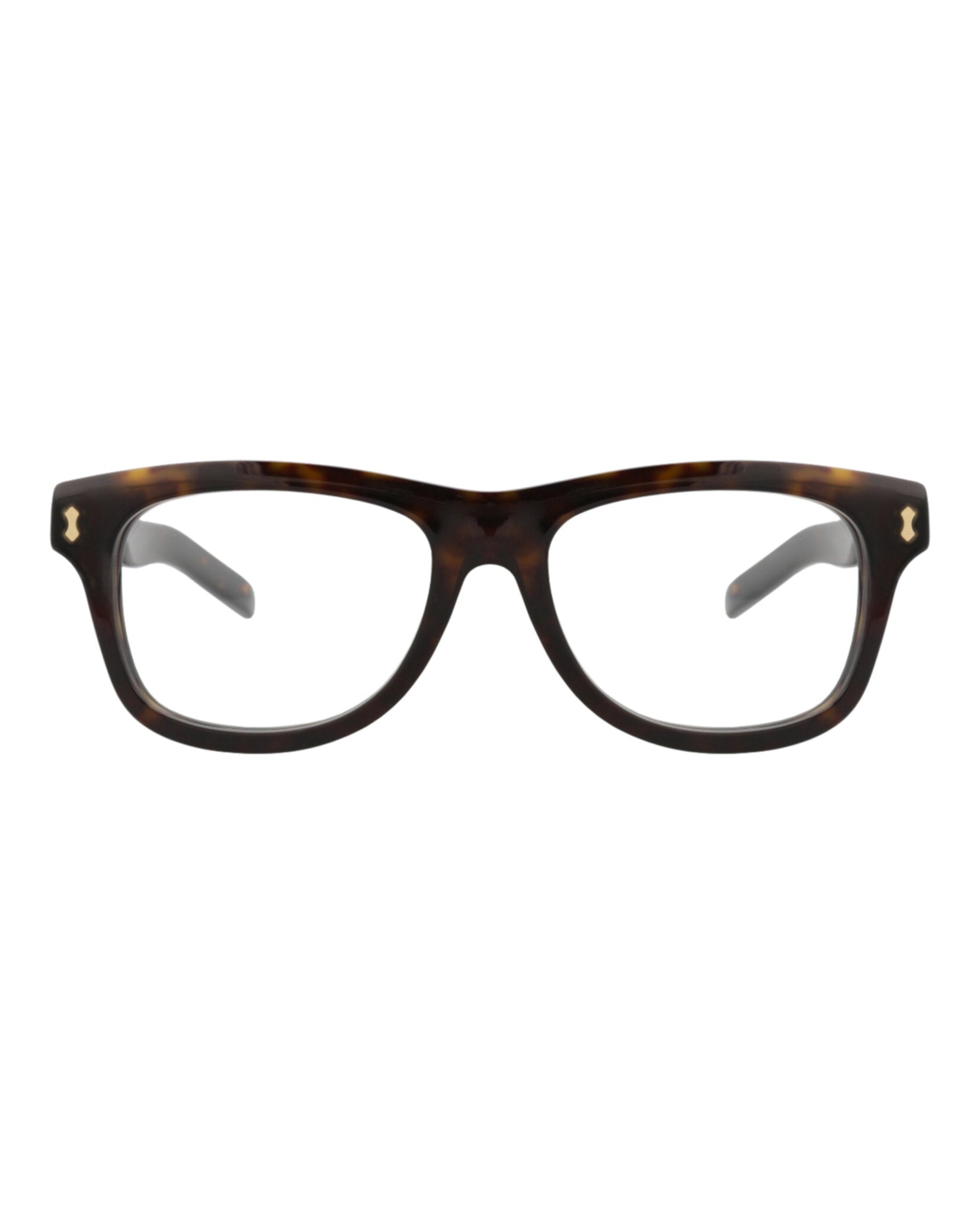 Gucci Gucci Mens Square/Rectangle Havana Havana Transparent Fashion Designer Eyewear
