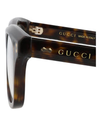 Gucci Gucci Mens Square/Rectangle Havana Havana Transparent Fashion Designer Eyewear