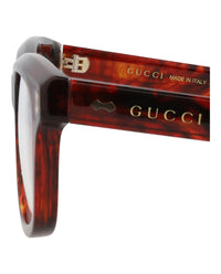 Gucci Gucci Mens Square/Rectangle Havana Havana Transparent Fashion Designer Eyewear