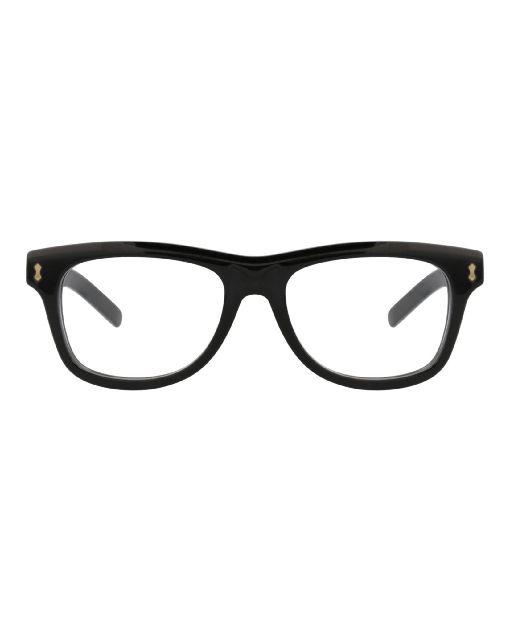 Gucci Gucci Mens Square/Rectangle Black Black Transparent Fashion Designer Eyewear