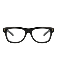Gucci Gucci Mens Square/Rectangle Black Black Transparent Fashion Designer Eyewear