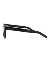 Gucci Gucci Mens Square/Rectangle Black Black Transparent Fashion Designer Eyewear