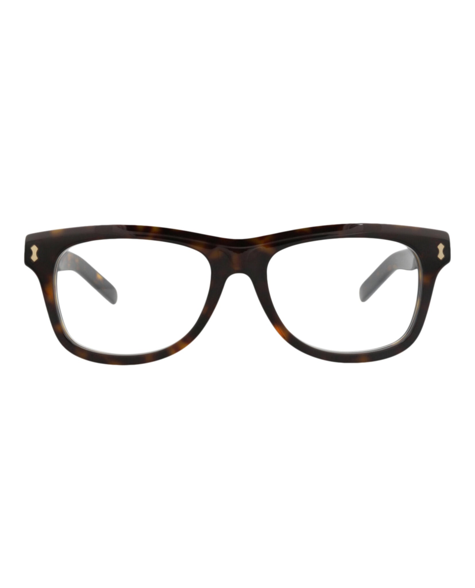 Gucci Gucci Mens Square/Rectangle Havana Havana Transparent Fashion Designer Eyewear