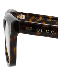 Gucci Gucci Mens Square/Rectangle Havana Havana Transparent Fashion Designer Eyewear