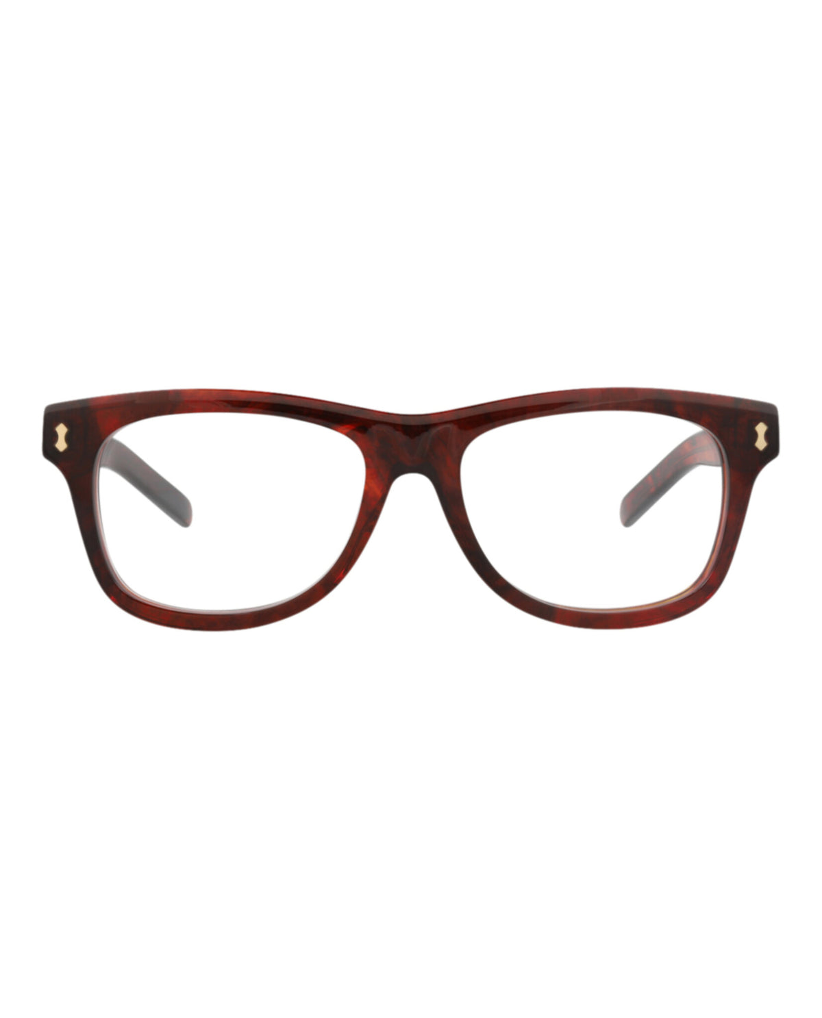 Gucci Mens Square/Rectangle Havana Havana Transparent Fashion Designer Eyewear