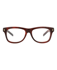 Gucci Mens Square/Rectangle Havana Havana Transparent Fashion Designer Eyewear