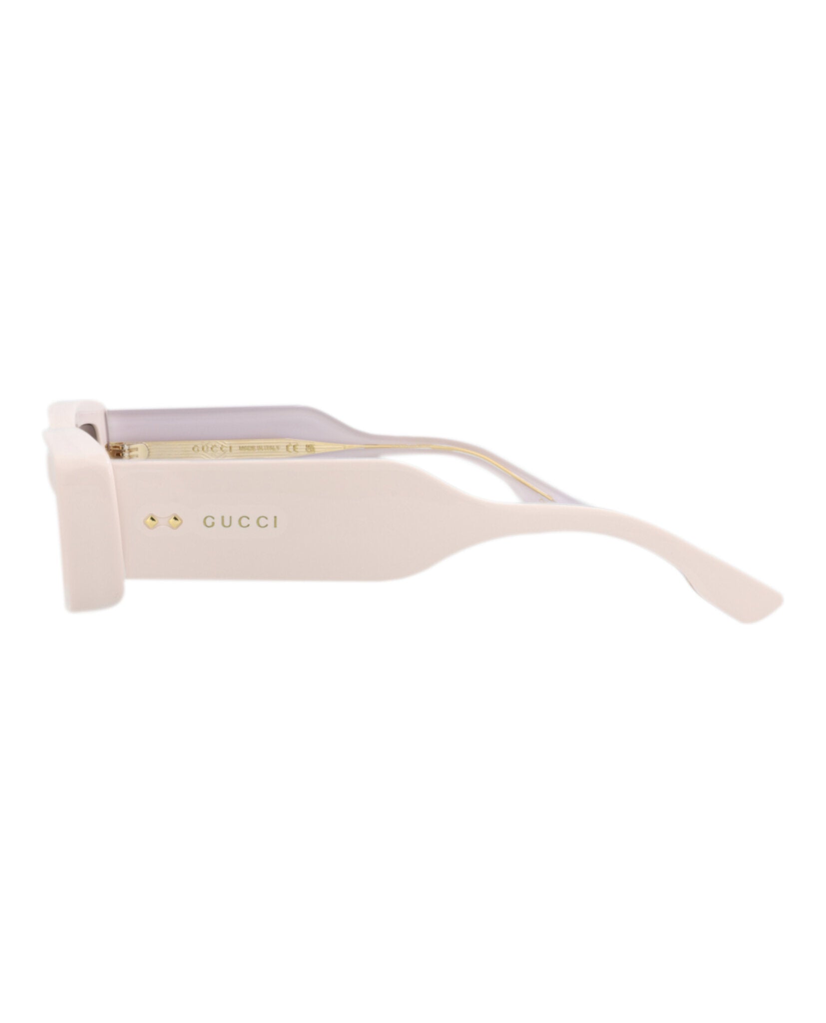 Gucci Gucci Womens Square/Rectangle Ivory Ivory Brown Fashion Designer Eyewear