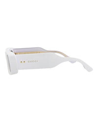 Gucci Gucci Womens Square/Rectangle Light Blue Light Blue Grey Fashion Designer Eyewear