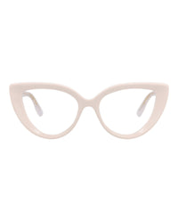Gucci Gucci Womens Cat Eye Ivory Ivory Transparent Fashion Designer Eyewear