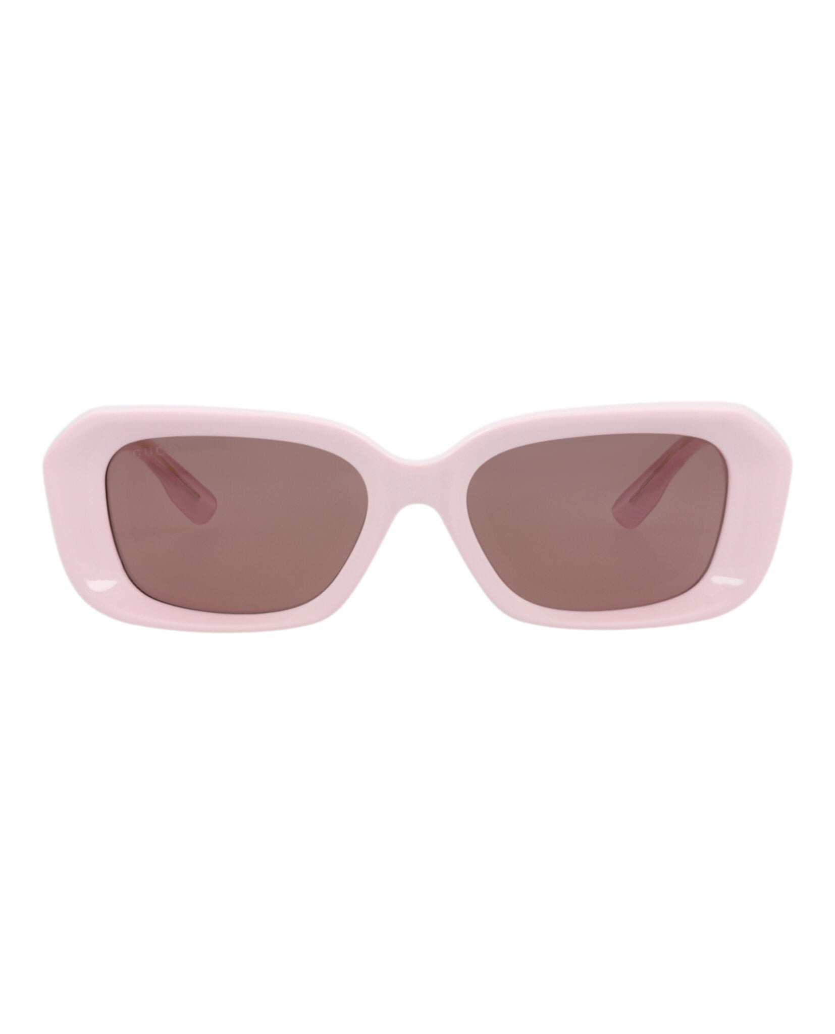 Gucci Gucci Womens Square/Rectangle Pink Pink Brown Fashion Designer Eyewear