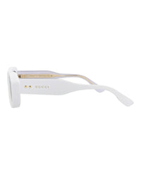 Gucci Womens Square/Rectangle Light Blue Light Blue Grey Fashion Designer Eyewear