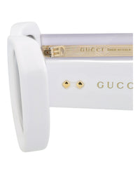 Gucci Womens Square/Rectangle Light Blue Light Blue Grey Fashion Designer Eyewear