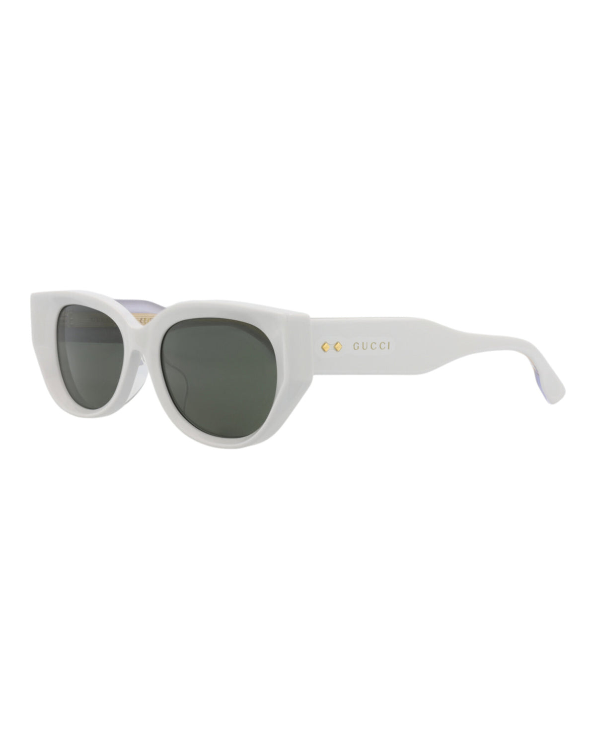Gucci Gucci Womens Cat Eye Grey Grey Grey Fashion Designer Eyewear