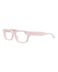 Gucci Womens Square/Rectangle Pink Pink Transparent Fashion Designer Eyewear