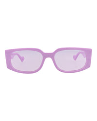 Gucci Womens Square/Rectangle Violet Violet Violet Fashion Designer Eyewear