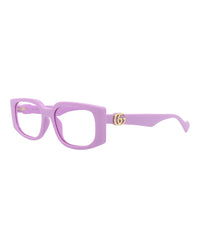 Gucci Womens Square/Rectangle Violet Violet Violet Fashion Designer Eyewear