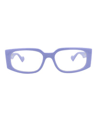 Gucci Gucci Womens Square/Rectangle Violet Violet Transparent Fashion Designer Eyewear