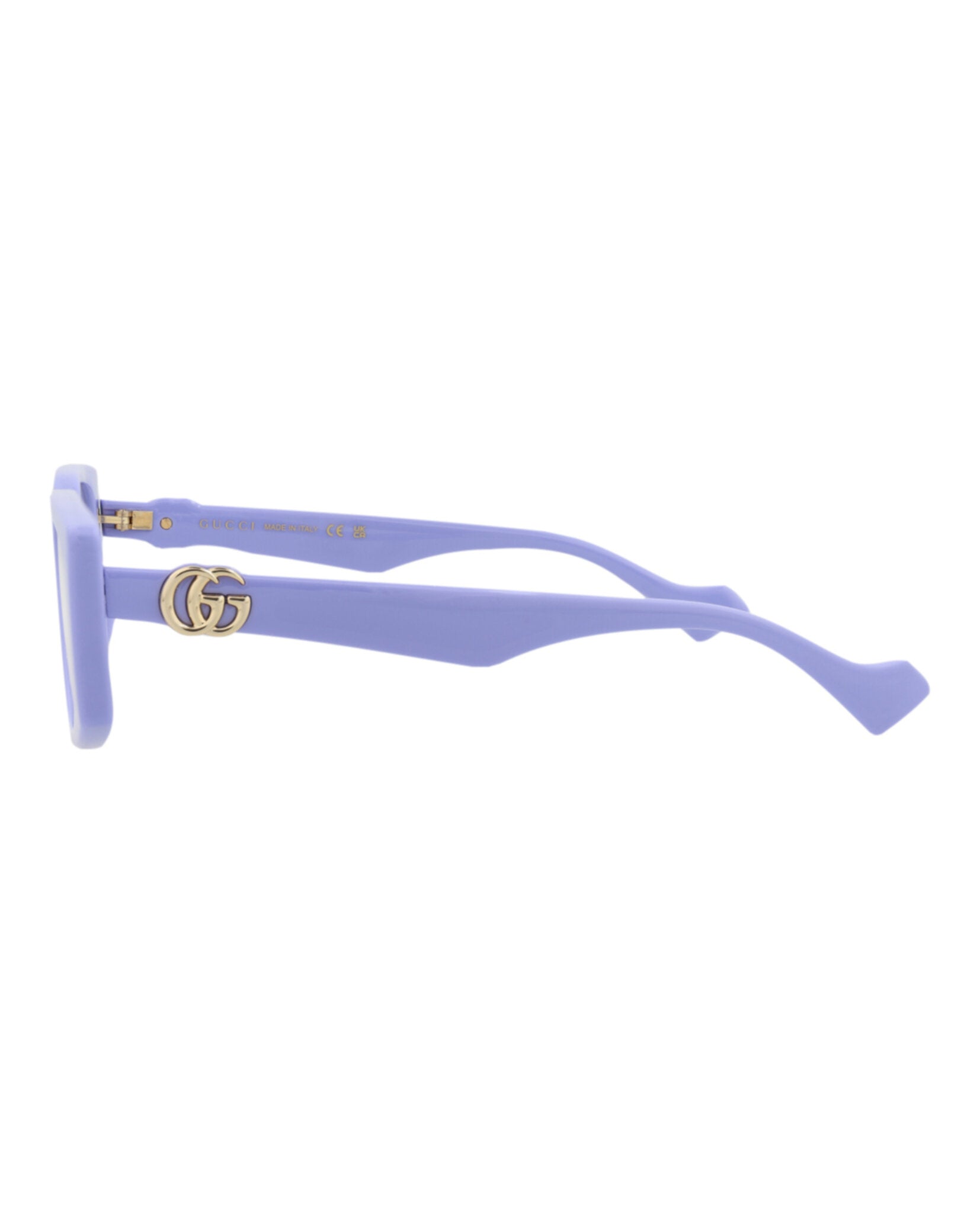 Gucci Gucci Womens Square/Rectangle Violet Violet Transparent Fashion Designer Eyewear