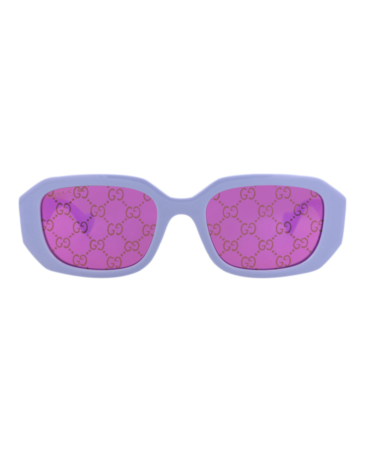 Gucci Gucci Womens Square/Rectangle Violet Violet Pink Fashion Designer Eyewear