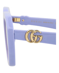 Gucci Gucci Womens Square/Rectangle Violet Violet Pink Fashion Designer Eyewear