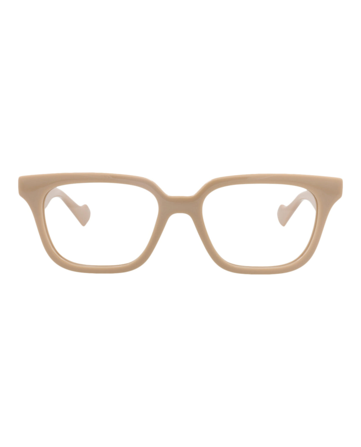 Gucci Womens Square/Rectangle Nude Nude Transparent Fashion Designer Eyewear