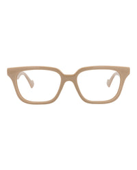 Gucci Womens Square/Rectangle Nude Nude Transparent Fashion Designer Eyewear
