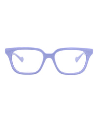 Gucci Womens Square/Rectangle Violet Violet Transparent Fashion Designer Eyewear