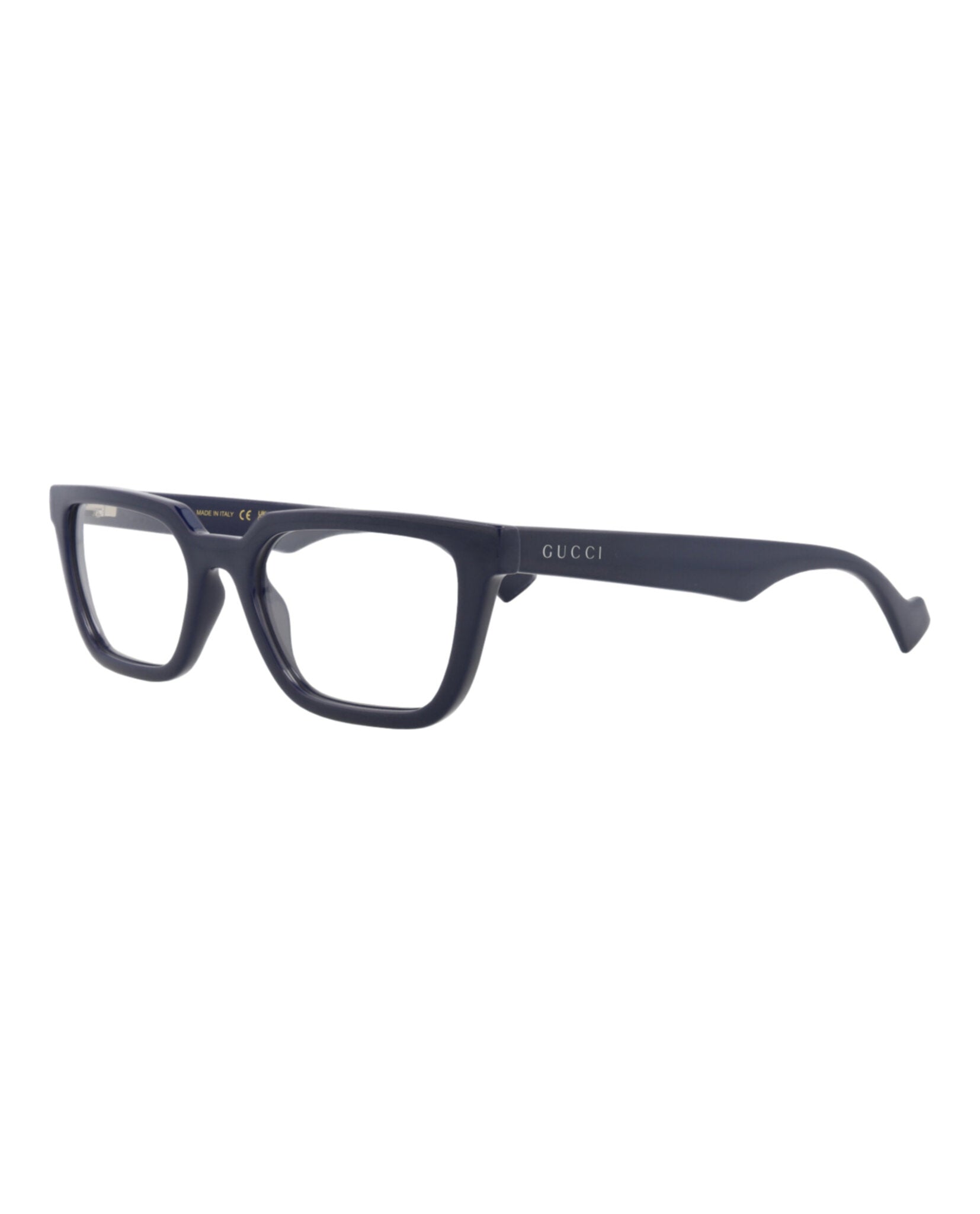 Gucci Gucci Mens Square/Rectangle Blue Blue Transparent Fashion Designer Eyewear