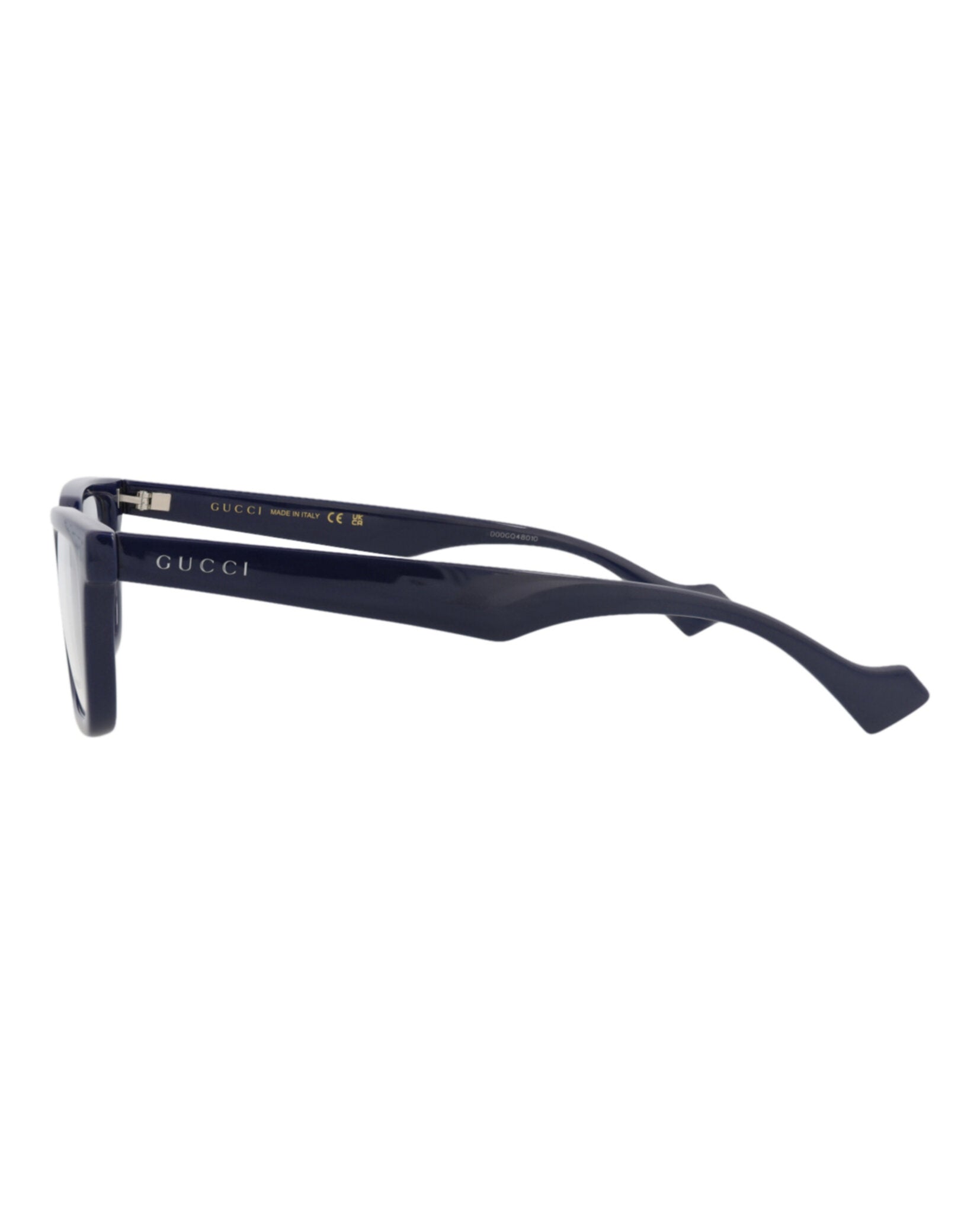 Gucci Gucci Mens Square/Rectangle Blue Blue Transparent Fashion Designer Eyewear
