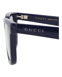 Gucci Gucci Mens Square/Rectangle Blue Blue Transparent Fashion Designer Eyewear