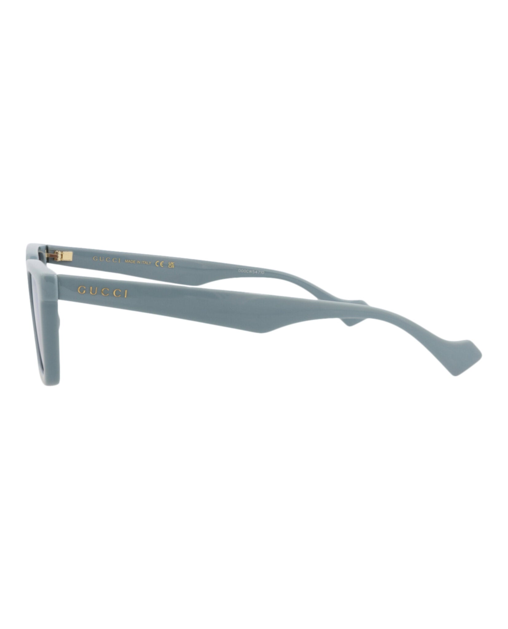 Gucci Mens Square/Rectangle Light Blue Light Blue Violet Fashion Designer Eyewear