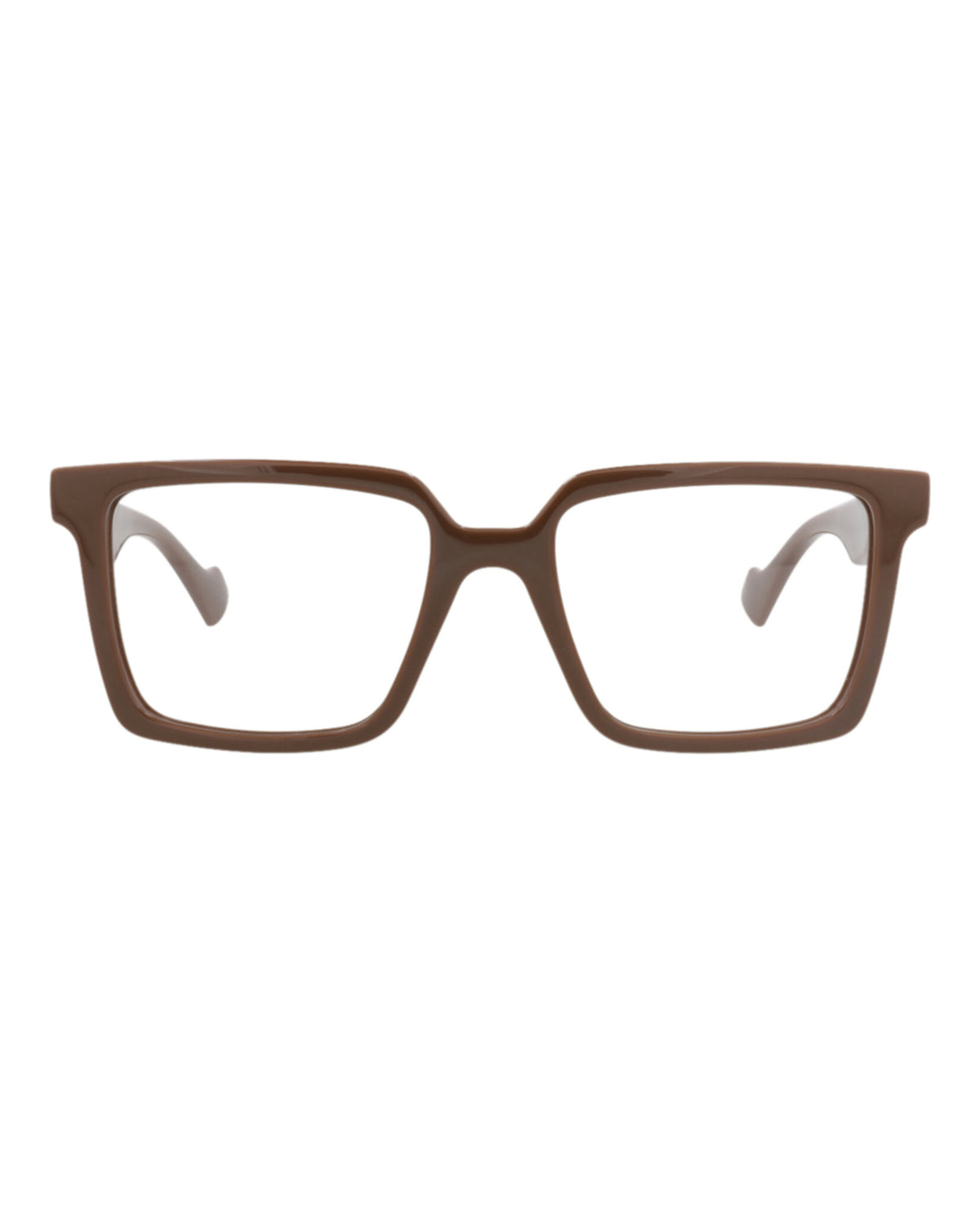 Gucci Mens Square/Rectangle Brown Brown Transparent Fashion Designer Eyewear