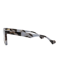 Gucci Gucci Mens Square/Rectangle Grey Grey Transparent Fashion Designer Eyewear