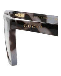 Gucci Gucci Mens Square/Rectangle Grey Grey Transparent Fashion Designer Eyewear