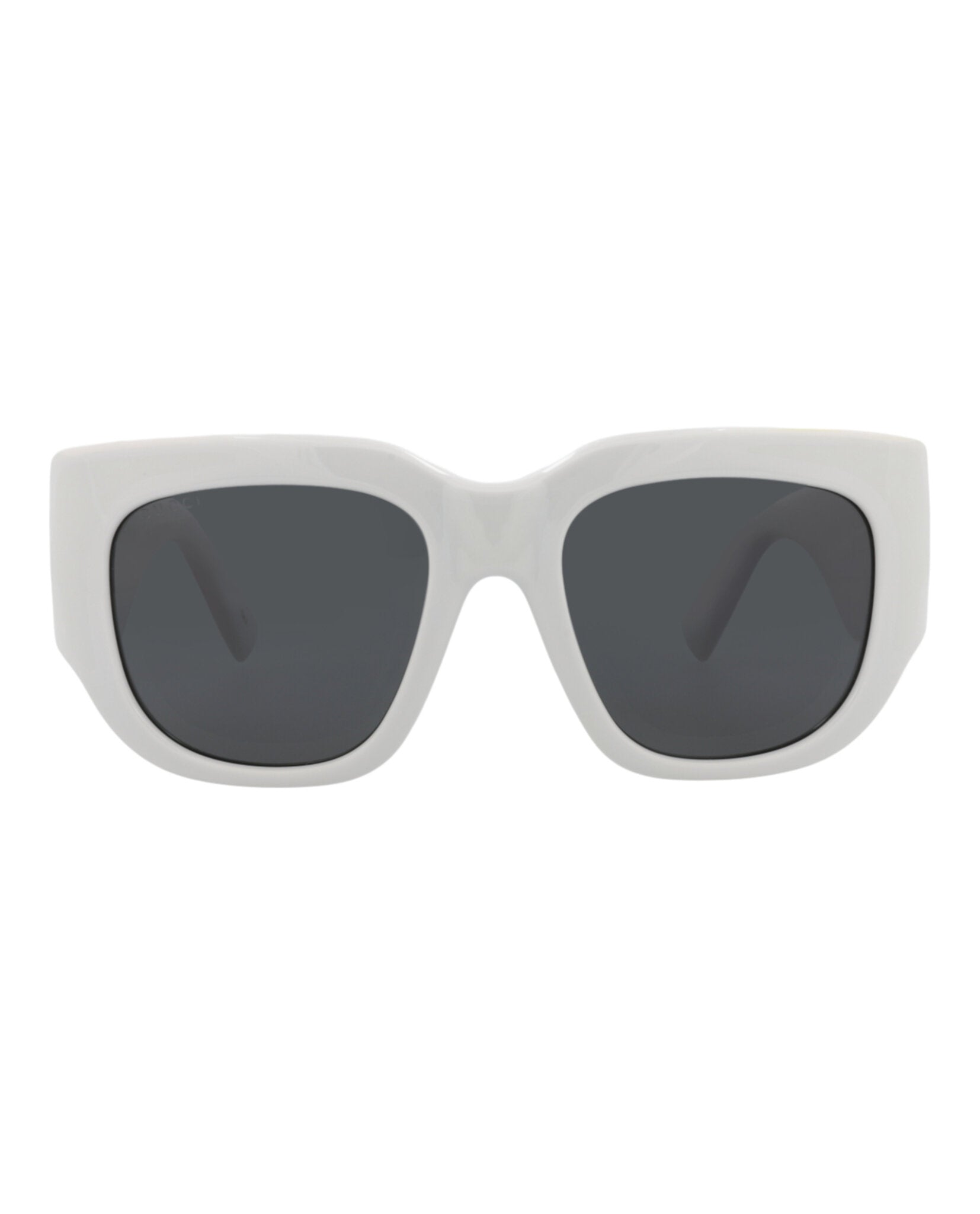 Gucci Gucci Womens Square/Rectangle Grey Grey Grey Fashion Designer Eyewear