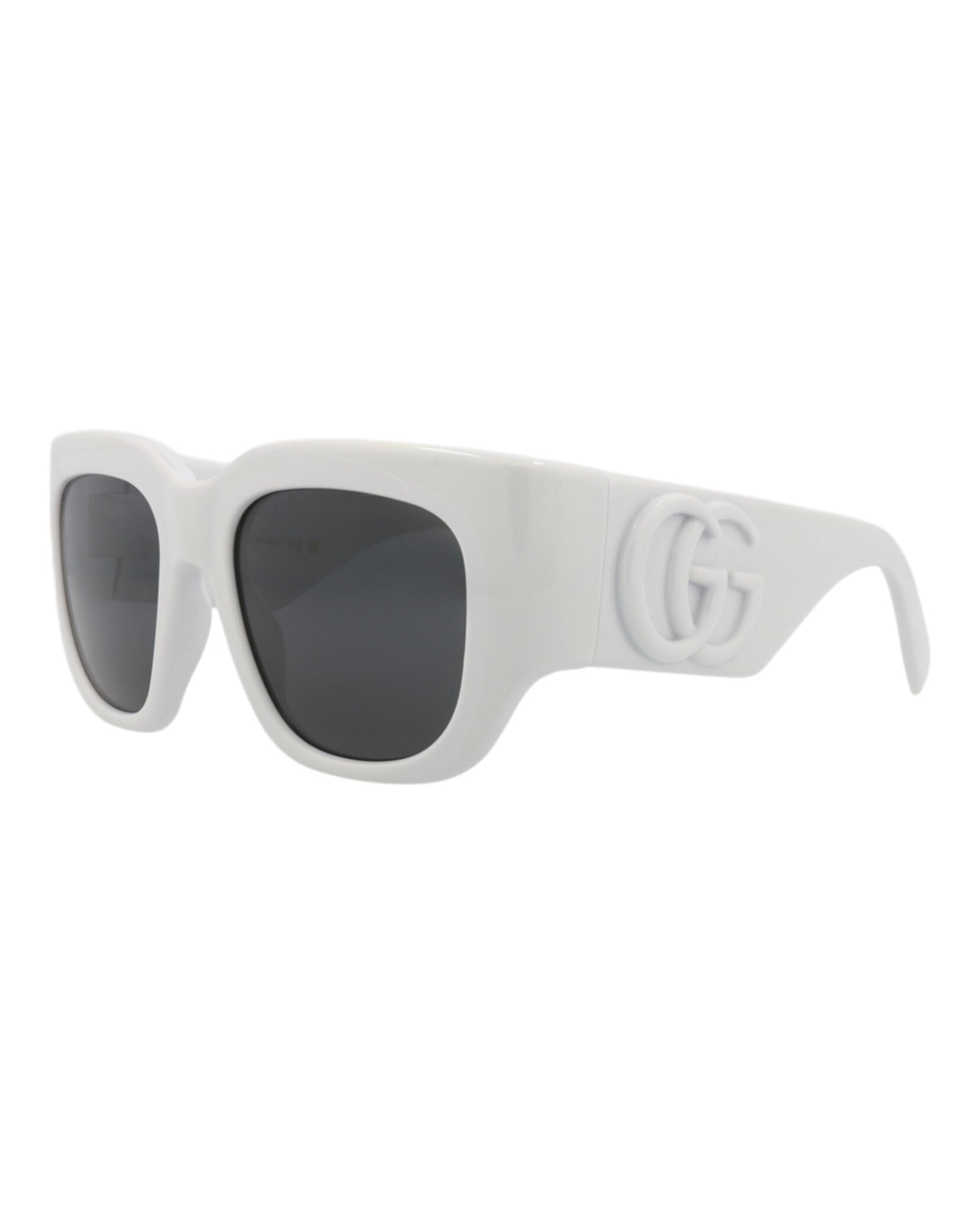 Gucci Gucci Womens Square/Rectangle Grey Grey Grey Fashion Designer Eyewear