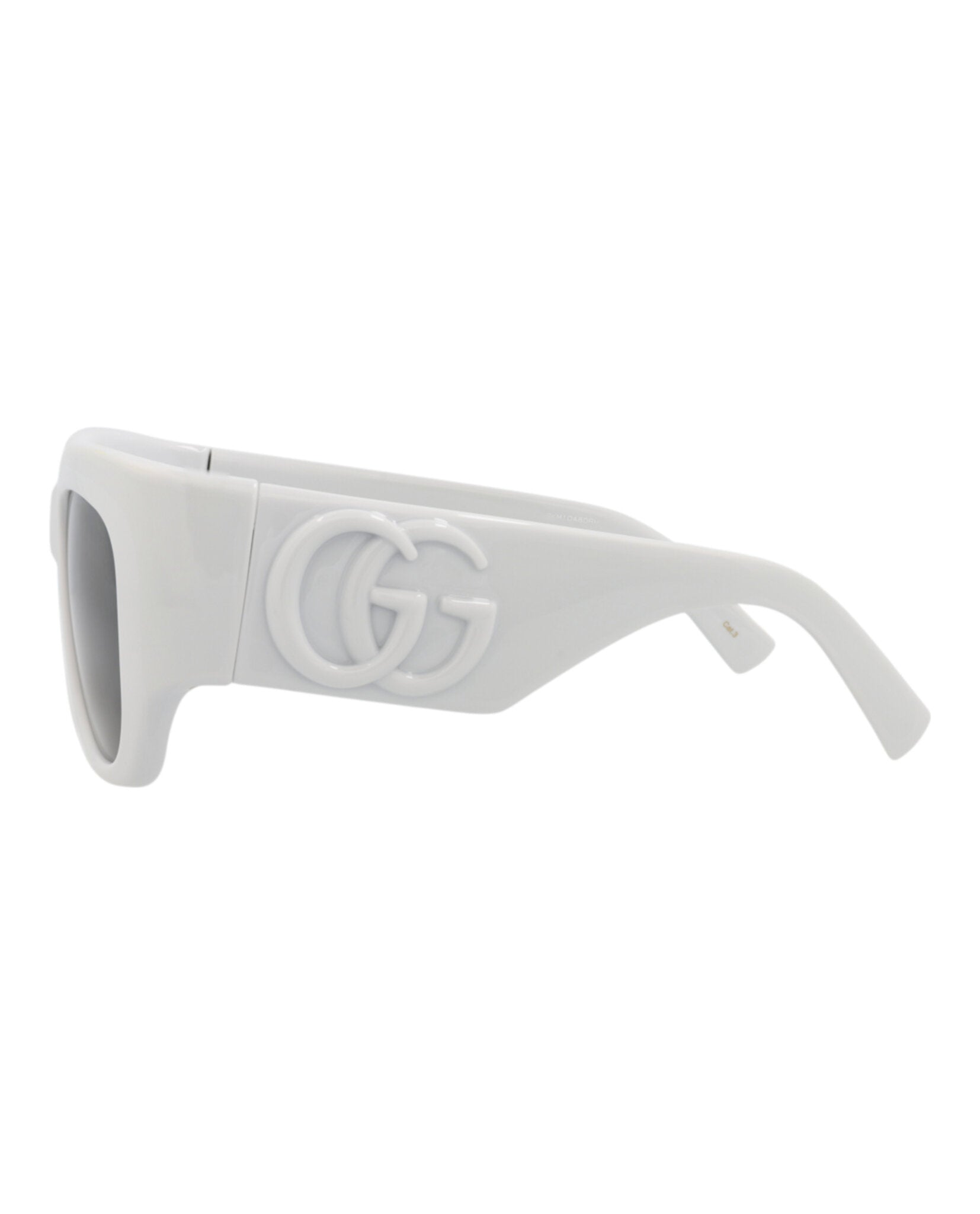 Gucci Gucci Womens Square/Rectangle Grey Grey Grey Fashion Designer Eyewear