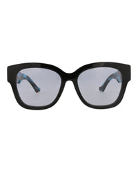 Gucci Gucci Womens Square/Rectangle Black Black Violet Fashion Designer Eyewear
