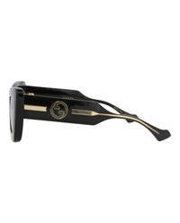 Gucci Gucci Womens Cat Eye Black Crystal Grey Fashion Designer Eyewear