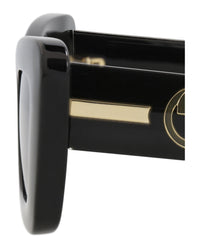Gucci Gucci Womens Cat Eye Black Crystal Grey Fashion Designer Eyewear