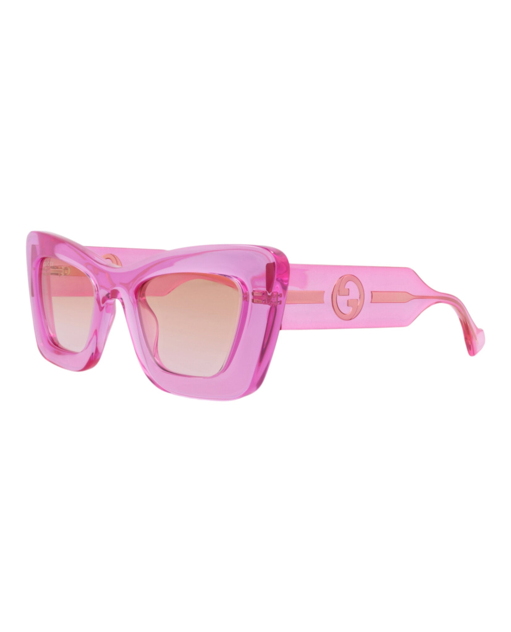 Gucci Womens Cat Eye Red Red Violet Fashion Designer Eyewear