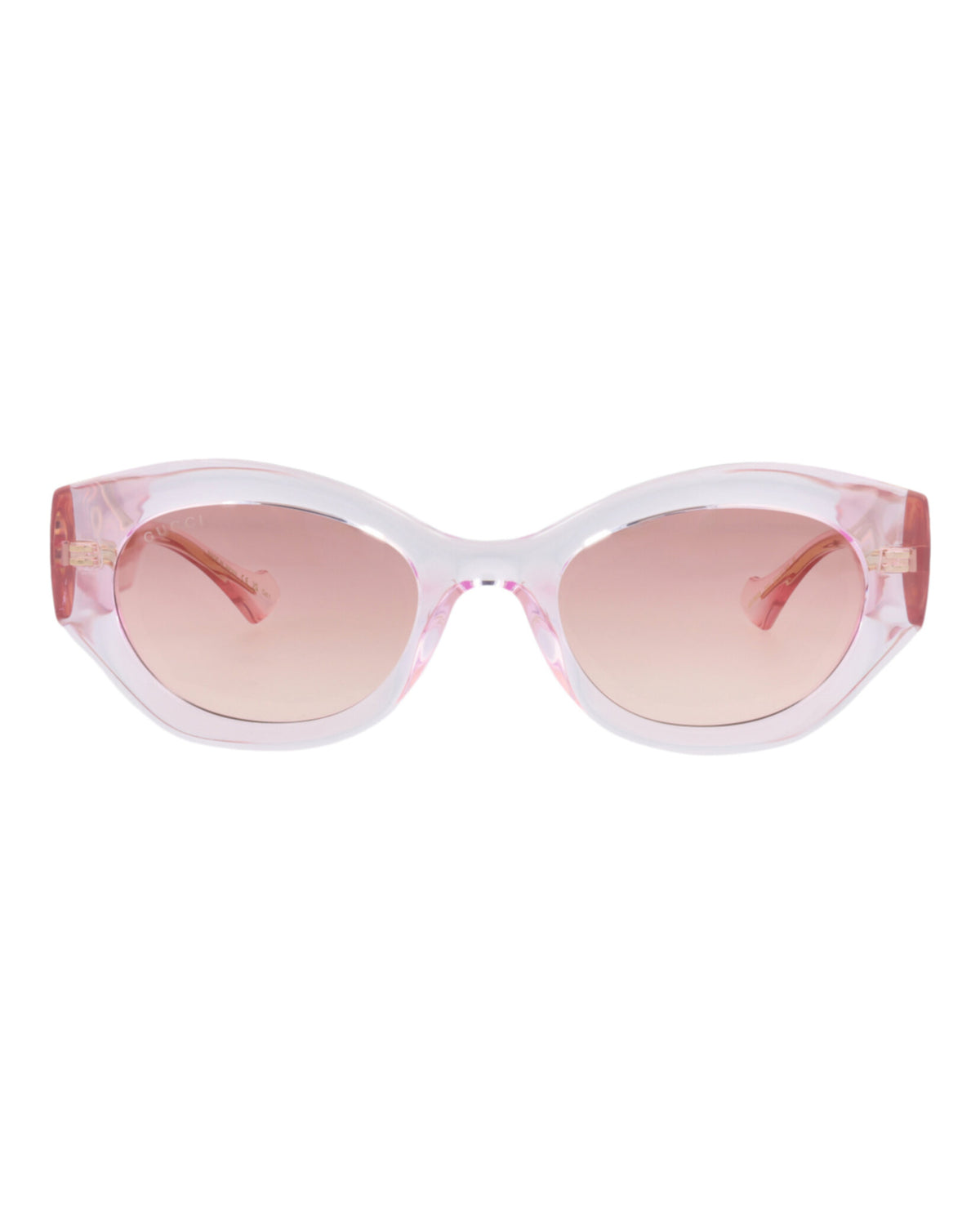 Gucci Womens Round/Oval Pink Pink Red Fashion Designer Eyewear