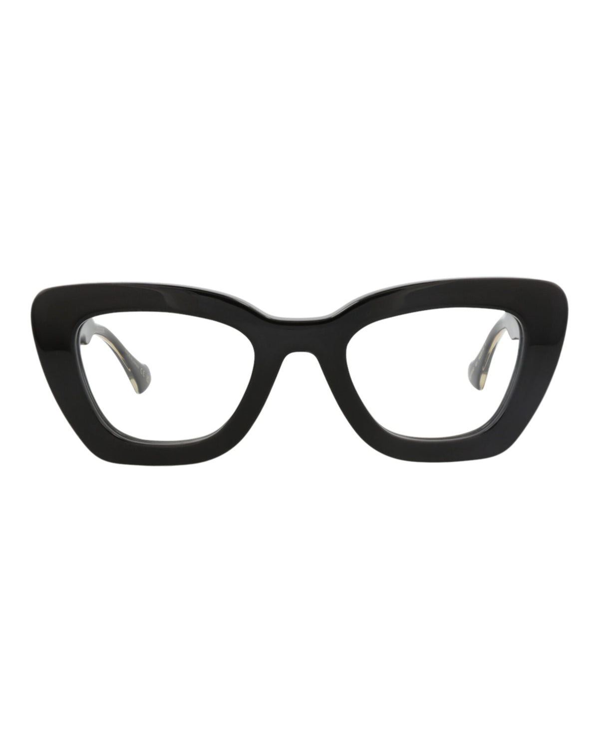 Gucci Womens Cat Eye Black Crystal Transparent Fashion Designer Eyewear