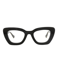 Gucci Womens Cat Eye Black Crystal Transparent Fashion Designer Eyewear