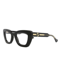 Gucci Womens Cat Eye Black Crystal Transparent Fashion Designer Eyewear
