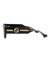 Gucci Gucci Womens Cat Eye Black Crystal Grey Fashion Designer Eyewear